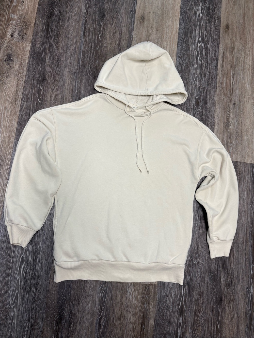 Universal Thread Cream Hoodie Pullover - Minimal Everyday Style